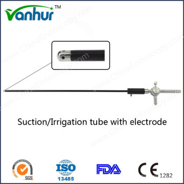 Tube d&#39;aspiration / irrigation par laparoscopie avec électrode